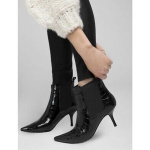 Anine Bing Stevie Black Patent boot 39